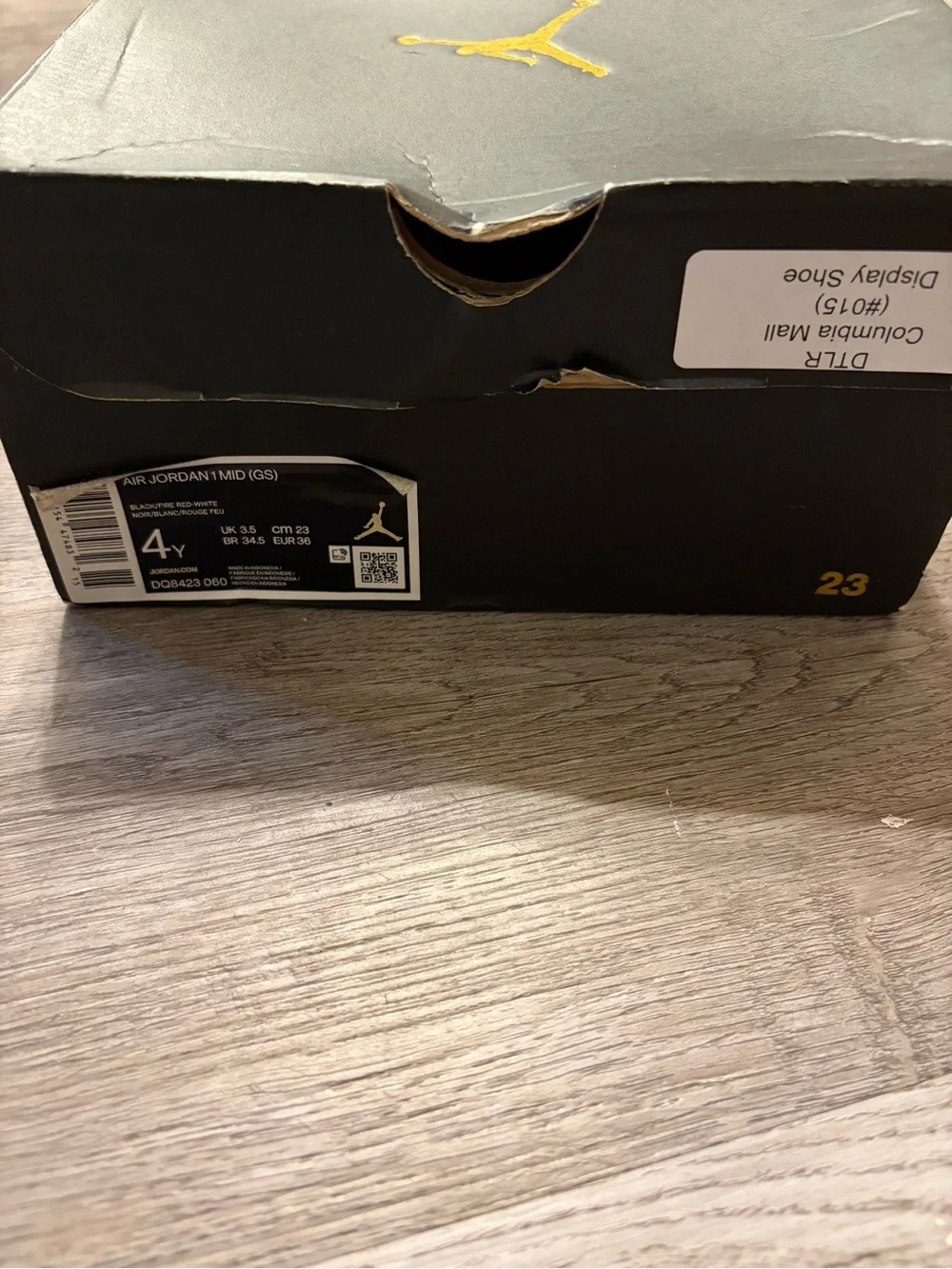 Air Jordan 1 Mid GS “Alternate Bred” (2022) | Kids Size 4Y ❤️🖤